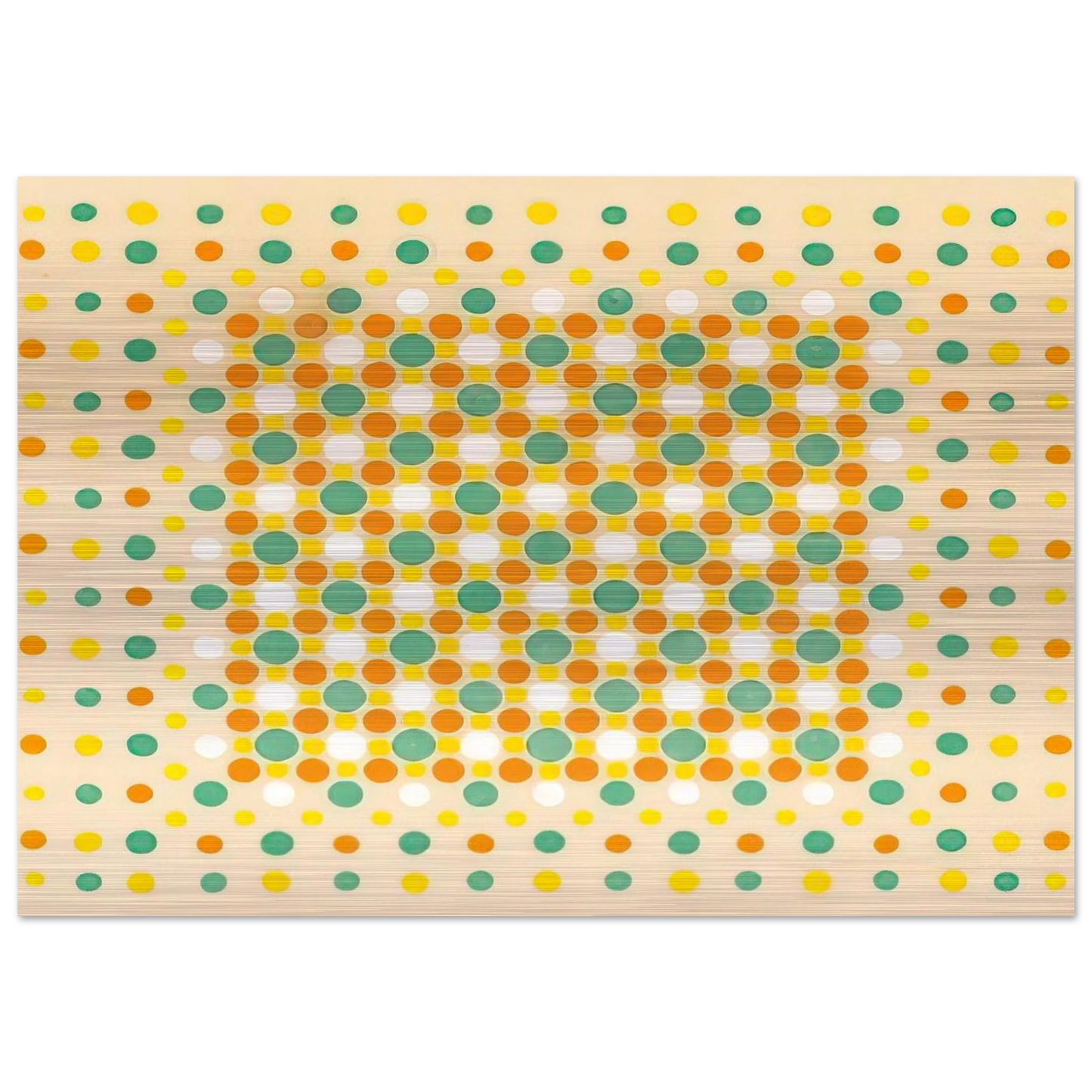 Quilt - 1963 - Thomas Downing Brushed Aluminum Print - 70x100 cm / 28x40 inches | Thomas Downing Aluminum Print | Thomas Downing Prints