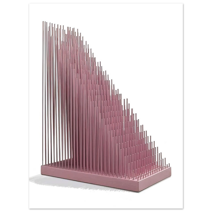 Jesus Rafael Soto - PROGRESION ROSA  75x100 cm / 30x40inches Fine Art Poster