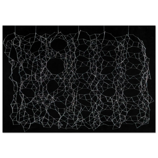 Reticulárea - 1975 - Gego Brushed Aluminum Print - 70x100 cm / 28x40 inches | Gego Aluminum Print | Gego Prints