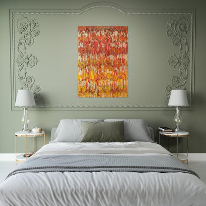 Dirty Painting - 1989 - Arman Brushed Aluminum Print - 70x100 cm / 28x40 inches | Arman Aluminum Print | Arman Prints