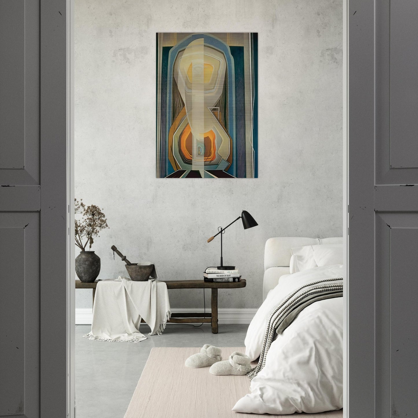Abstract Painting #20 - 1942 - Lawren Harris Brushed Aluminum Print - 70x100 cm / 28x40 inches | Lawren Harris Aluminum Print | Lawren Harris Prints