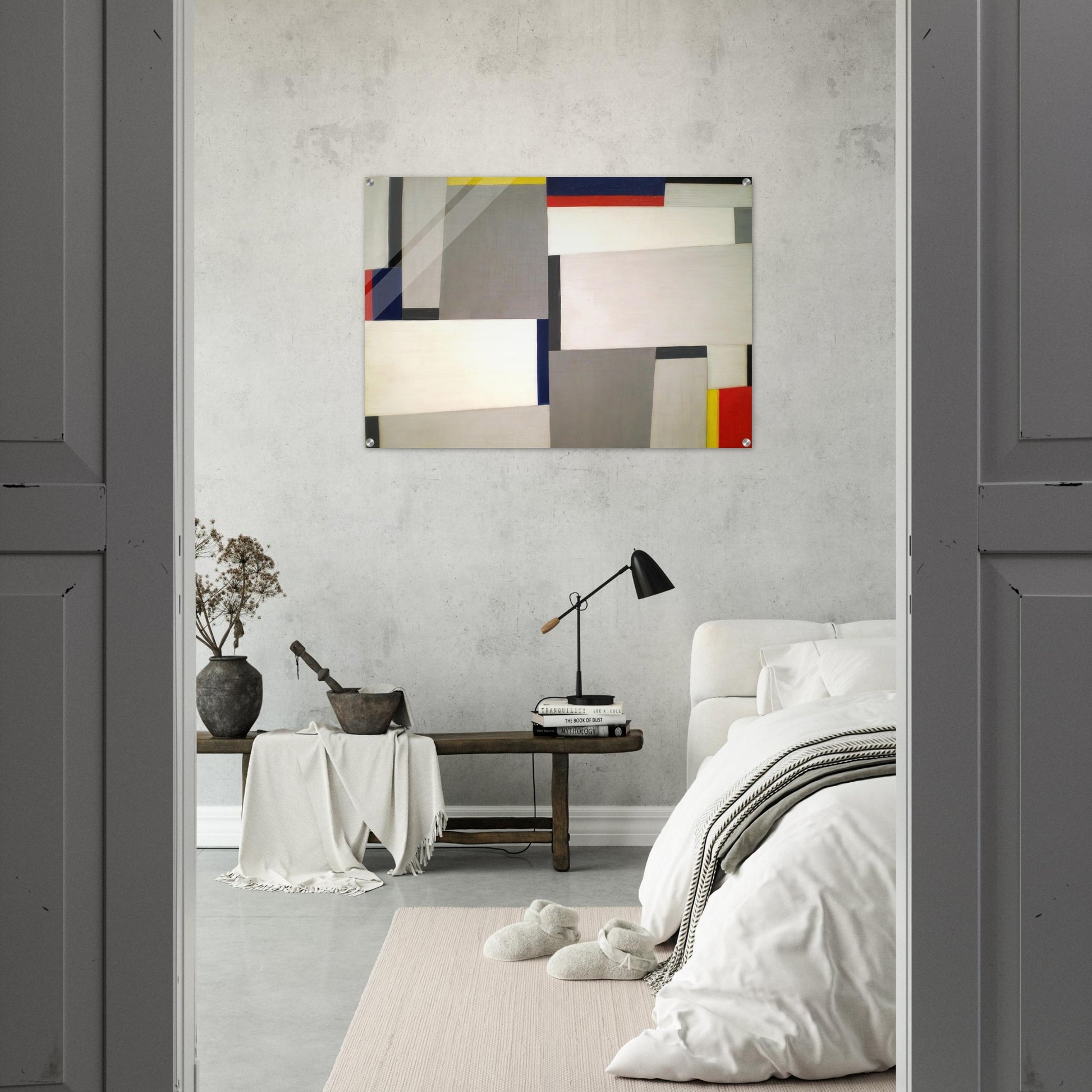 Relational Painting #73 - 1954 - Fritz Glarner Acrylic Print - 70x100 cm / 28x40″ inches