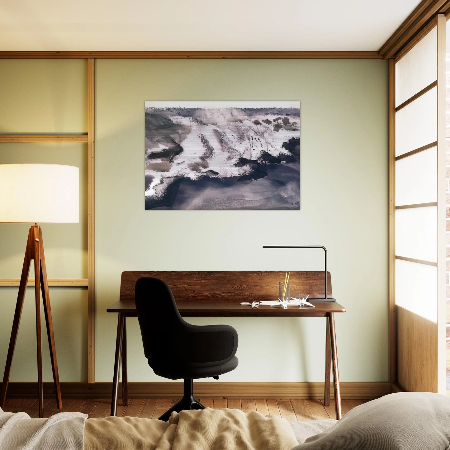 Off York Island - 1922 - John Marin Brushed Aluminum Print - 70x100 cm / 28x40 inches | John Marin Aluminum Print | John Marin Prints