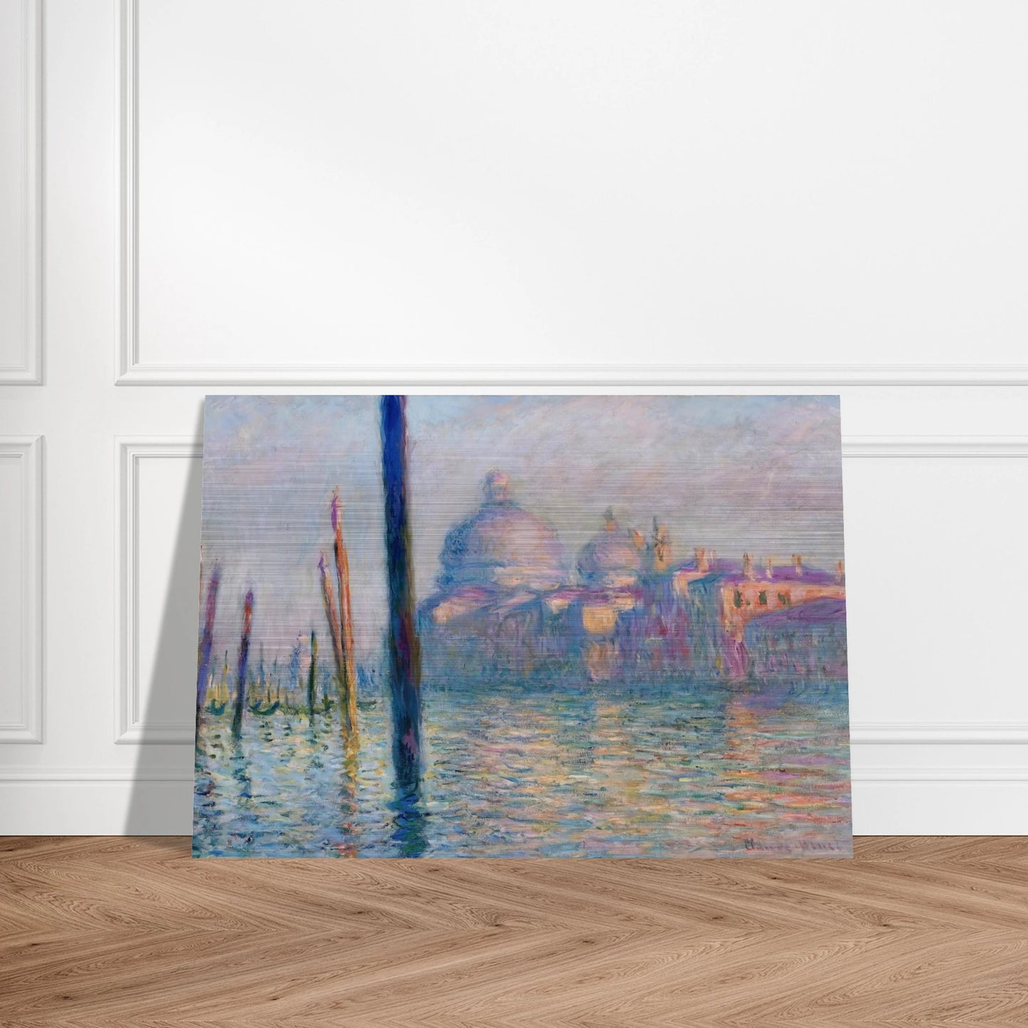 The Grand Canal in Venice 01 - claude monet Brushed Aluminum Print - 70x100 cm / 28x40 inches | claude monet Aluminum Print | claude monet Prints