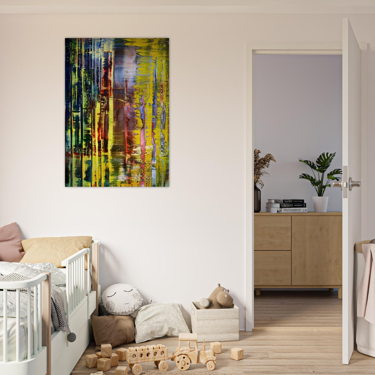 ABSTRACT PAINTING 780 1 - Gerhard Richter Brushed Aluminum Print - 70x100 cm / 28x40 inches | Gerhard Richter Aluminum Print | Gerhard Richter Prints