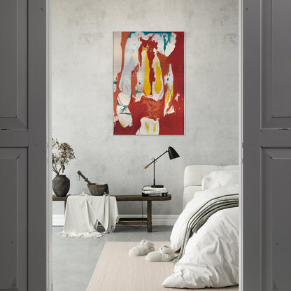The Red Sea, 1959- - Helen Frankenthaler Brushed Aluminum Print - 70x100 cm / 28x40 inches | Helen Frankenthaler Aluminum Print | Helen Frankenthaler Prints