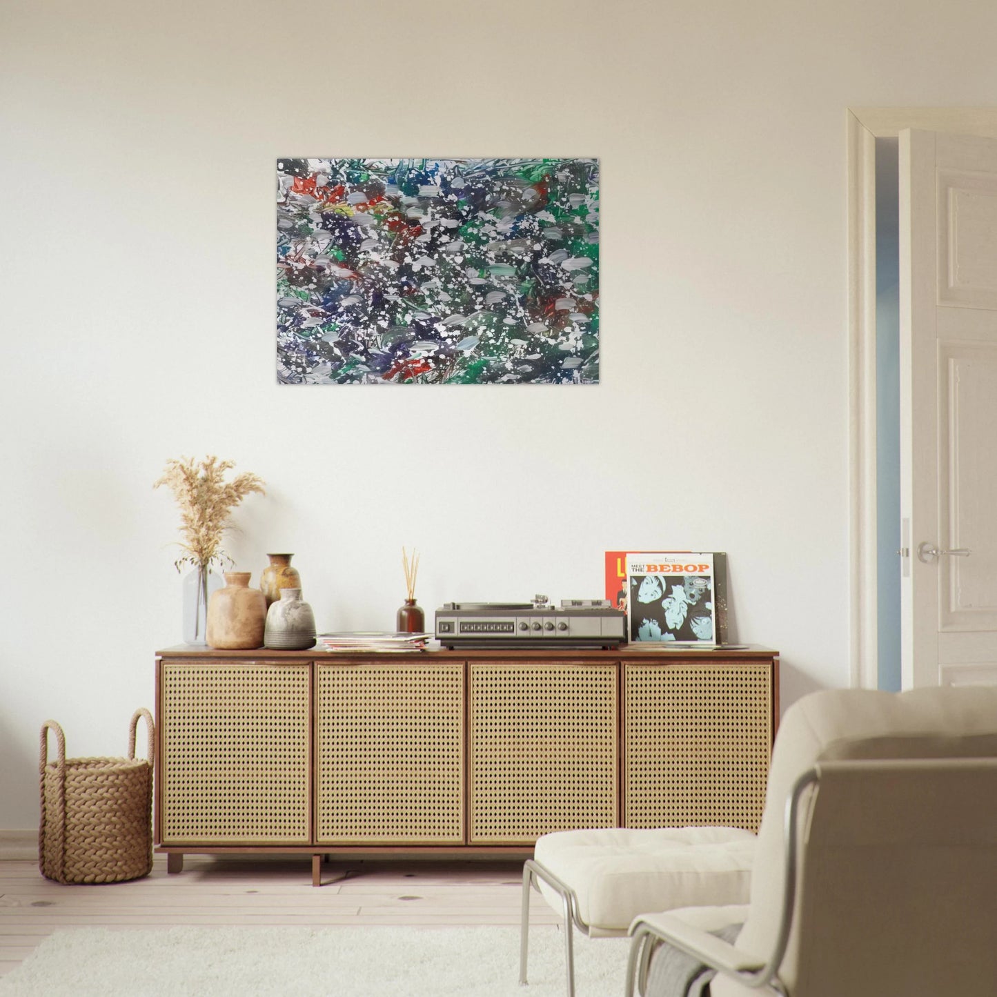Neigeoliale - Marcel Barbeau Brushed Aluminum Print - 70x100 cm / 28x40 inches | Marcel Barbeau Aluminum Print | Marcel Barbeau Prints