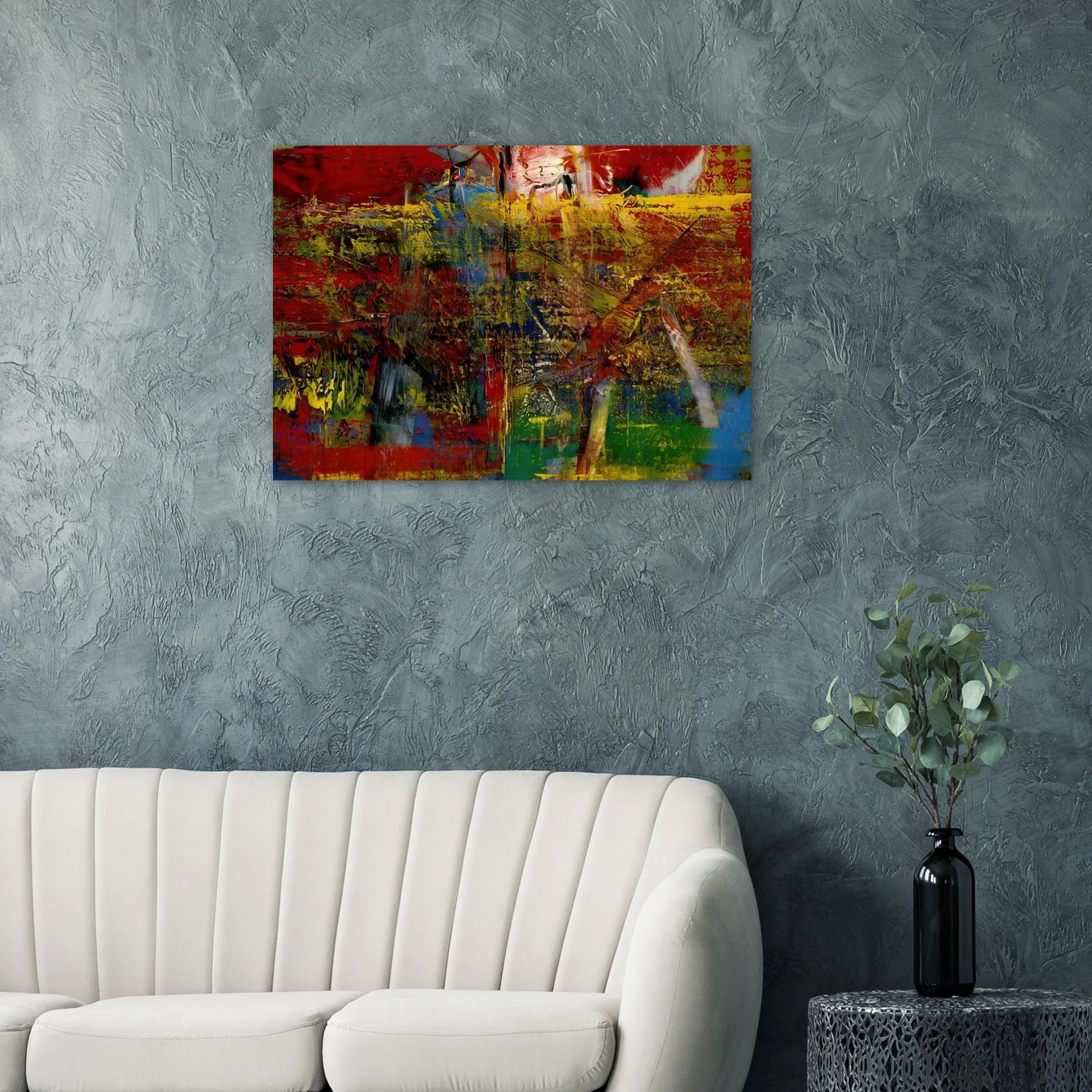 MEDIATION - Gerhard Richter Brushed Aluminum Print - 70x100 cm / 28x40 inches | Gerhard Richter Aluminum Print | Gerhard Richter Prints