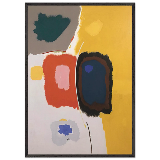 Medeanus - 1955 - John Ferren 70x100 cm / 28x40 inches Framed Art Print – Black Wooden Frame