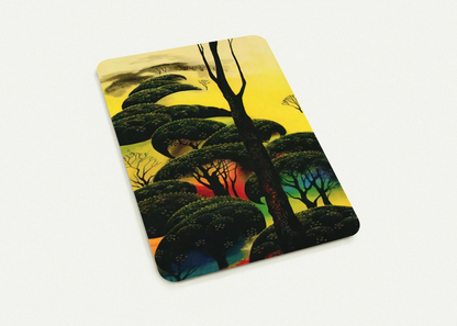 Climbing Oaks By Eyvind Earle Pack of 10 Post Cards | Eyvind Earle Post Cards | A6 (10.5 x 14.8 cm) - 4.1 x 5.8 inches