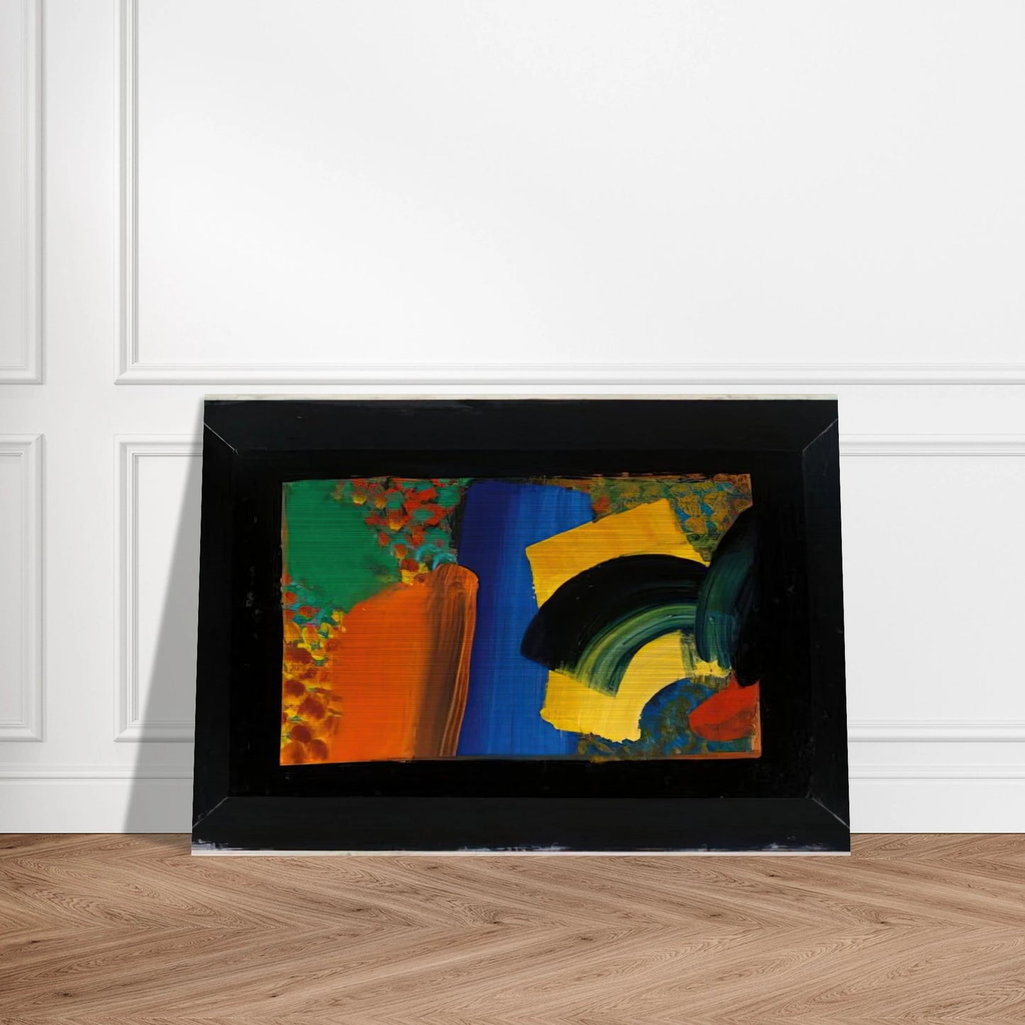 Patrick Caulfield in Italy - 1992 - Howard Hodgkin Brushed Aluminum Print - 70x100 cm / 28x40 inches | Howard Hodgkin Aluminum Print | Howard Hodgkin Prints