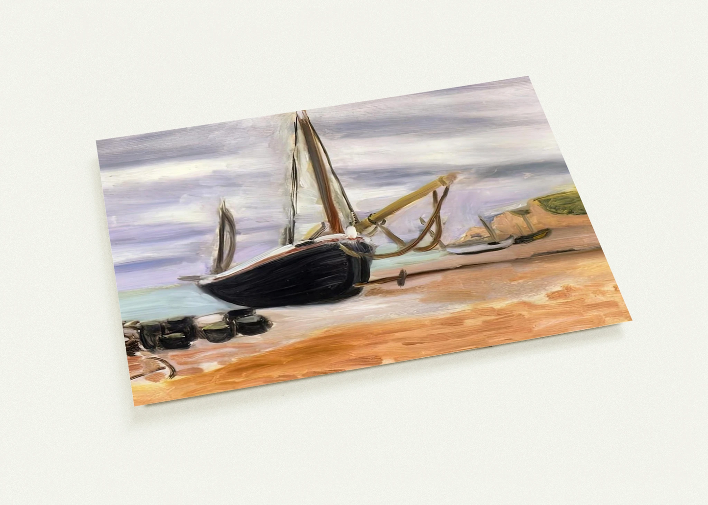 BOATS AT ETRETAT 1920 By Henri Matisse Pack of 10 Post Cards | Henri Matisse Post Cards | A6 (10.5 x 14.8 cm) - 4.1 x 5.8 inches