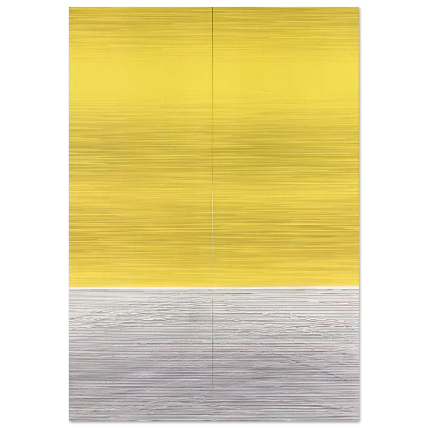 LE GRAN JAUNE - Jesus Rafael Soto Brushed Aluminum Print - 70x100 cm / 28x40 inches | Jesus Rafael Soto Aluminum Print | Jesus Rafael Soto Prints