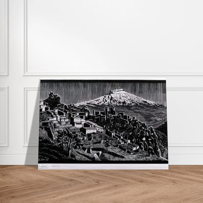 ESCHER (17) - MC Escher Brushed Aluminum Print - 70x100 cm / 28x40 inches | MC Escher Aluminum Print | MC Escher Prints