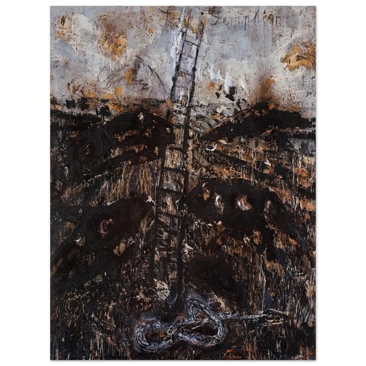 Anselm Kiefer - SERAPHIM 1984  75x100 cm / 30x40inches Fine Art Poster