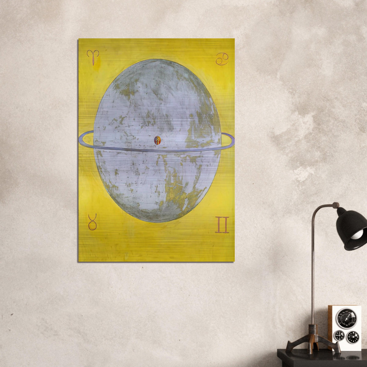 THE DOVE NR 12 1915 - Hilma af Klint Brushed Aluminum Print - 70x100 cm / 28x40 inches | Hilma af Klint Aluminum Print | Hilma af Klint Prints