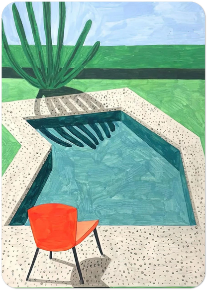 David Hockney By David Hockney Pack of 10 Post Cards | David Hockney Post Cards | A6 (10.5 x 14.8 cm) - 4.1 x 5.8 inches