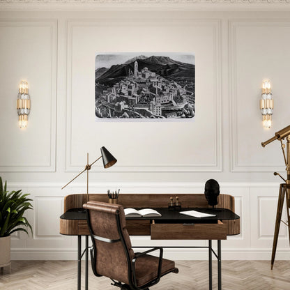ESCHER (11) - MC Escher Brushed Aluminum Print - 70x100 cm / 28x40 inches | MC Escher Aluminum Print | MC Escher Prints | Maurits Cornelis Escher Prints
