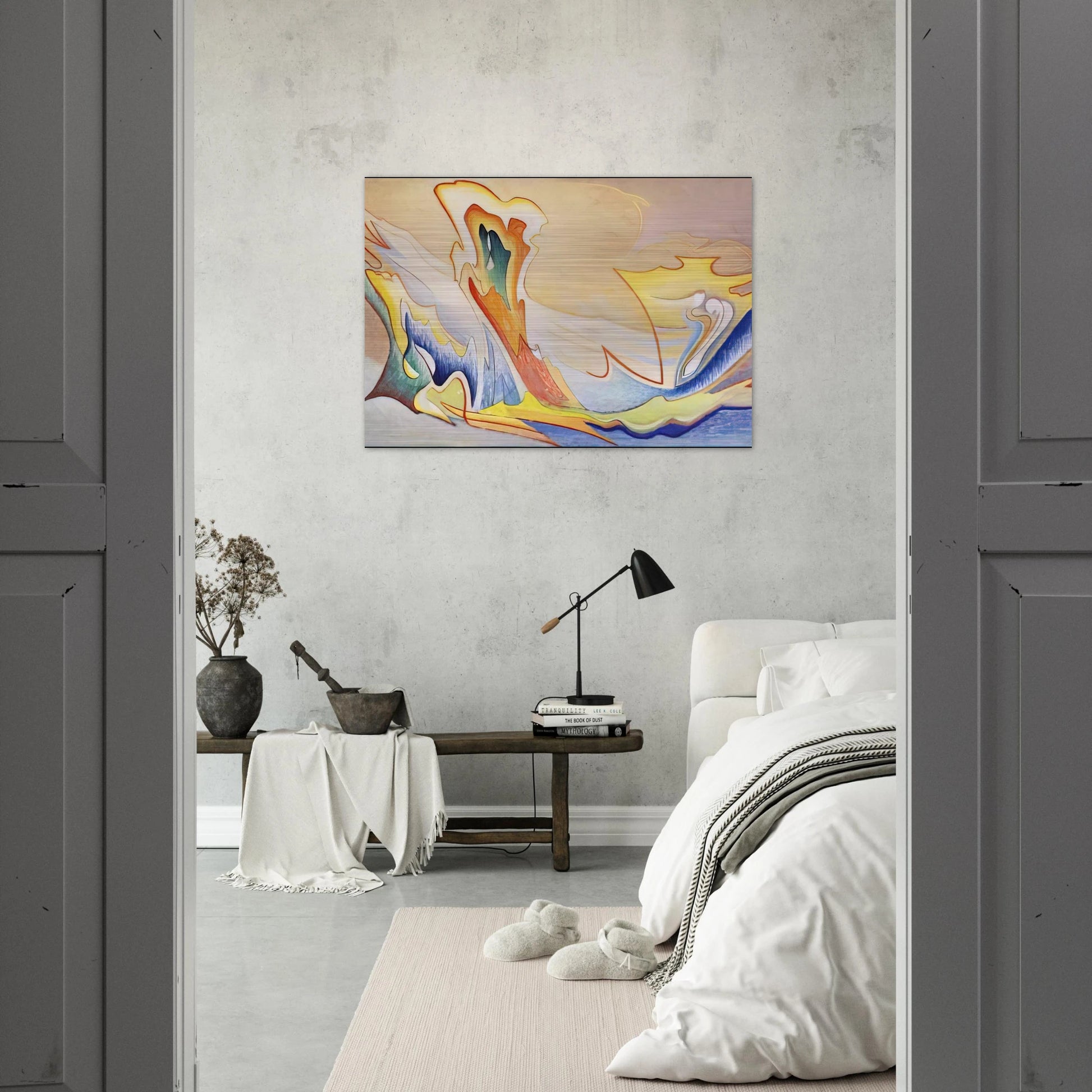 LSH 134 - 1950 - Lawren Harris Brushed Aluminum Print - 70x100 cm / 28x40 inches | Lawren Harris Aluminum Print | Lawren Harris Prints