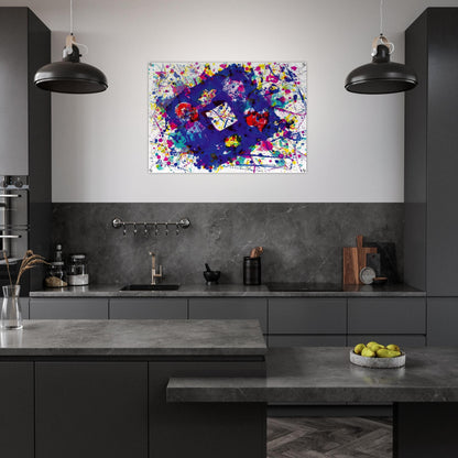 Untitled  SF 259  - Sam Francis Acrylic Print - 70x100 cm / 28x40″ inches