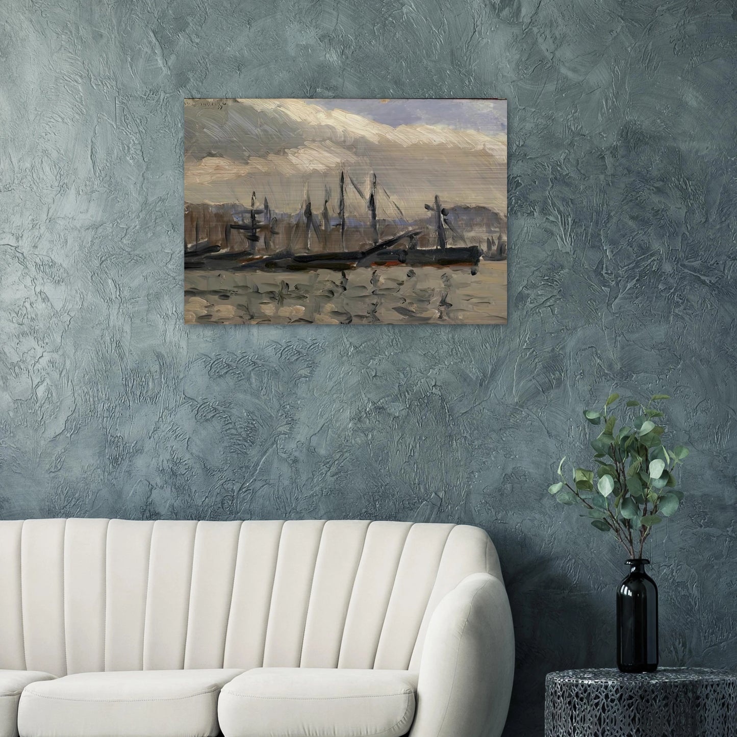PORT DE CHERBOURG 1918 - Henri Matisse Brushed Aluminum Print - 70x100 cm / 28x40 inches | Henri Matisse Aluminum Print | Henri Matisse Prints