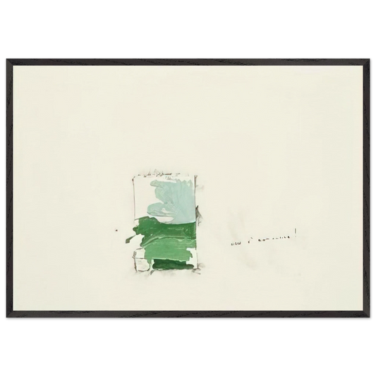 Non e romantico - 1963 - Mario Schifano 70x100 cm / 28x40 inches Framed Art Print – Black Wooden Frame