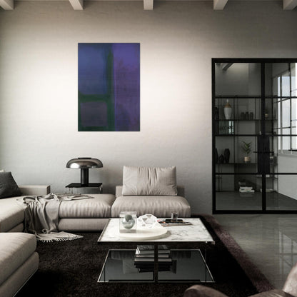 AFTERNOON 1971 - Esteban Vicente Brushed Aluminum Print - 70x100 cm / 28x40 inches | Esteban Vicente Aluminum Print | Esteban Vicente Prints