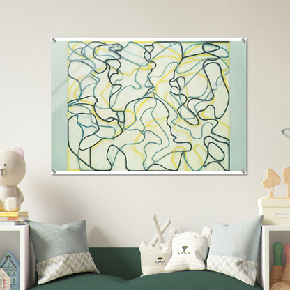 Second Letter Zen Spring - 2009 - Brice Marden Acrylic Print - 70x100 cm / 28x40″ inches