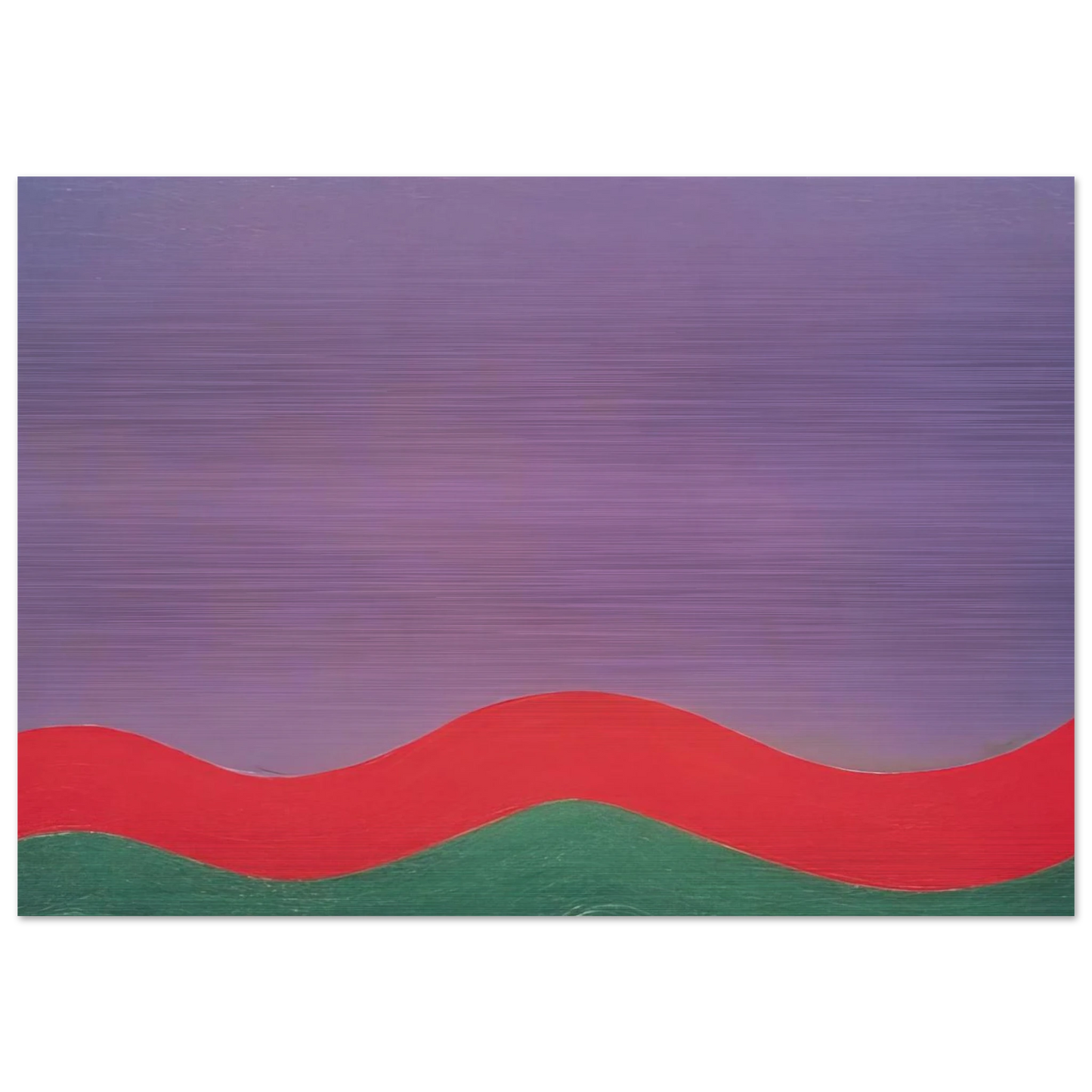 Out - Al Held Brushed Aluminum Print - 70x100 cm / 28x40 inches | Al Held Aluminum Print | Al Held Prints