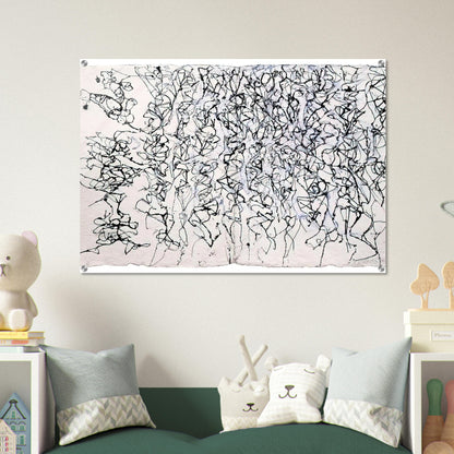 Don't Bungle the Jungle - 1989 - Brice Marden Acrylic Print - 70x100 cm / 28x40″ inches