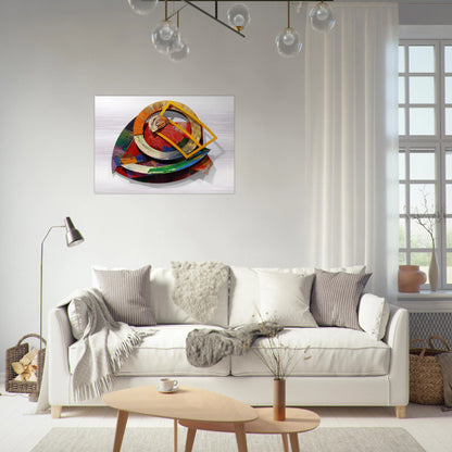 Chehaw - Sam Gilliam Brushed Aluminum Print - 70x100 cm / 28x40 inches | Sam Gilliam Aluminum Print | Sam Gilliam Prints