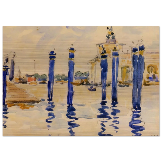 La Donana, Venice - Henri-Edmond Cross Brushed Aluminum Print - 70x100 cm / 28x40 inches | Henri-Edmond Cross Aluminum Print | Henri-Edmond Cross Prints