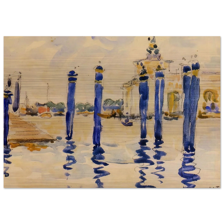La Donana, Venice - Henri-Edmond Cross Brushed Aluminum Print - 70x100 cm / 28x40 inches | Henri-Edmond Cross Aluminum Print | Henri-Edmond Cross Prints