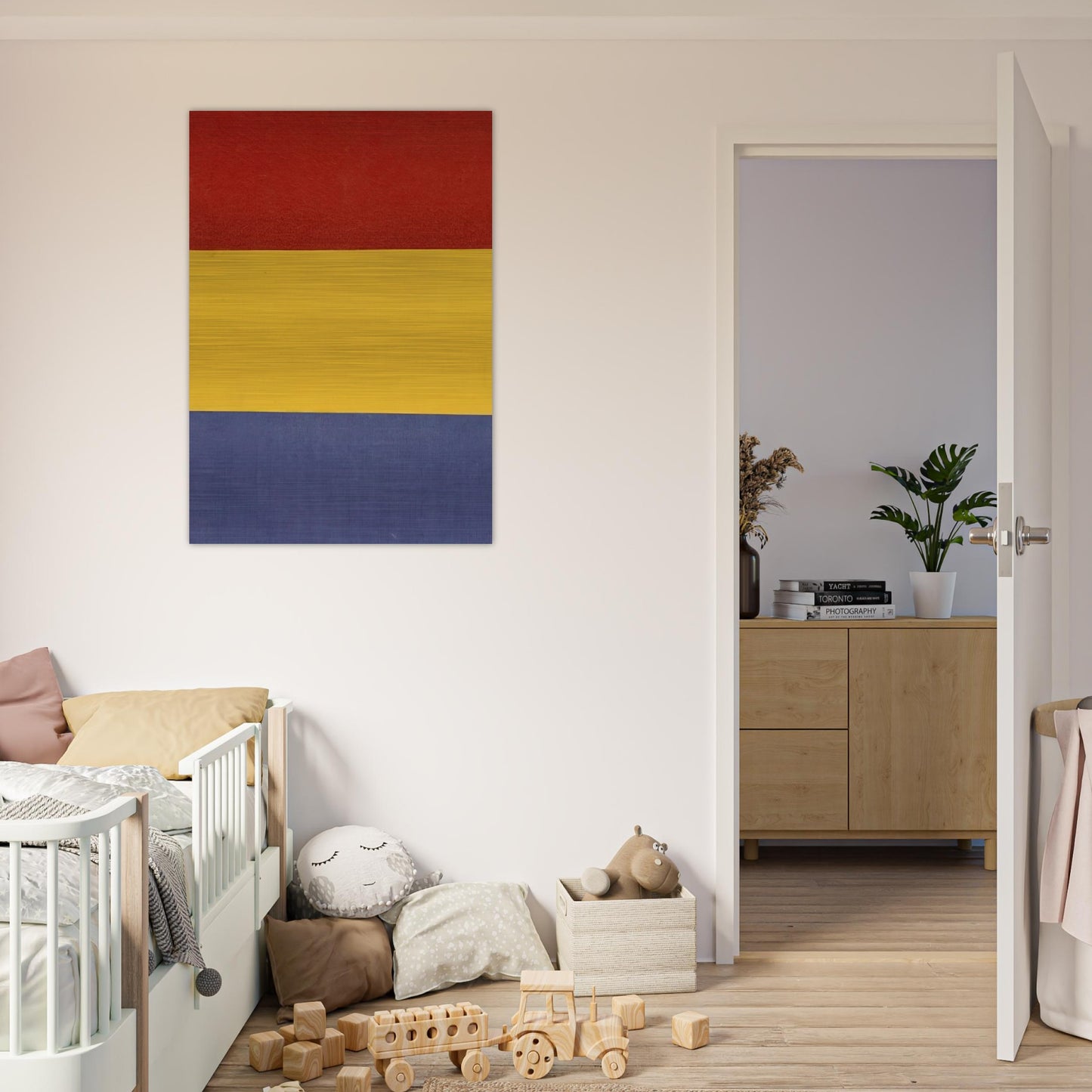 Red, Yellow, Blue - Ellsworth Kelly Brushed Aluminum Print - 70x100 cm / 28x40 inches | Ellsworth Kelly Aluminum Print | Ellsworth Kelly Prints