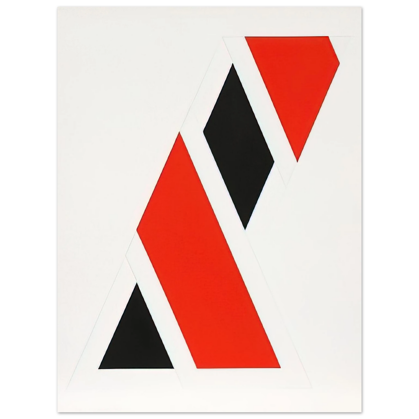Omar Rayo - Gohei V - 1970  75x100 cm / 30x40inches Fine Art Poster