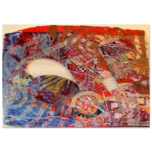 Manet III - Sam Gilliam Brushed Aluminum Print - 70x100 cm / 28x40 inches | Sam Gilliam Aluminum Print | Sam Gilliam Prints