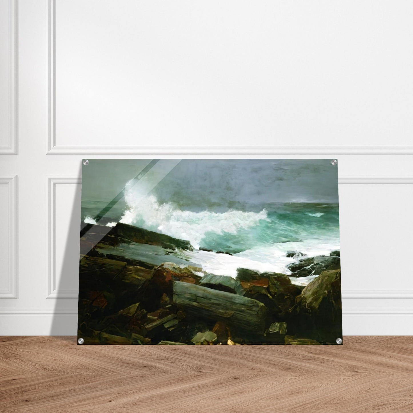 WEATHERBEATEN 1894 - Winslow Homer Acrylic Print - 70x100 cm / 28x40″ inches