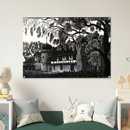 ESCHER (12) - MC Escher Acrylic Print - 70x100 cm / 28x40″ inches | MC Escher Wall Art | MC Escher Prints