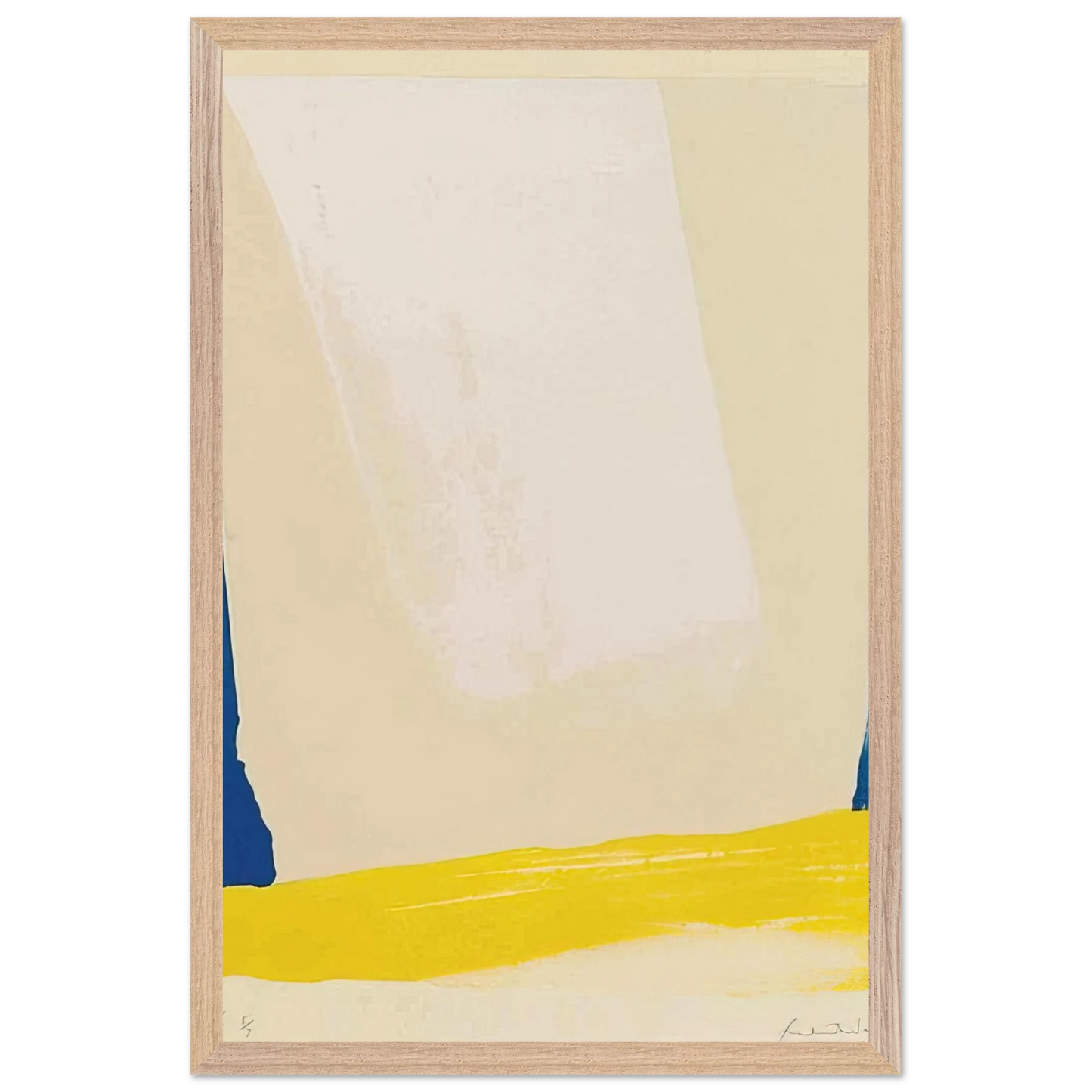 Helen Frankenthaler - White Portal - 1967 Wall art - 30x40 cm / 12x16 inches - Fine Art Poster-canvas - -