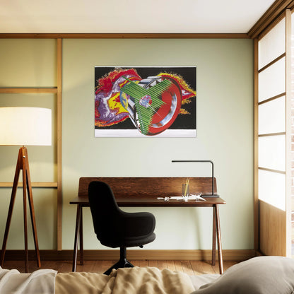 Space Dust - James Rosenquist Brushed Aluminum Print - 70x100 cm / 28x40 inches | James Rosenquist Aluminum Print | James Rosenquist Prints
