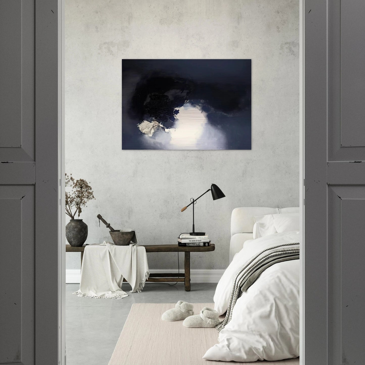PAINTING 139 - Luis Feito Brushed Aluminum Print - 70x100 cm / 28x40 inches | Luis Feito Aluminum Print | Luis Feito Prints
