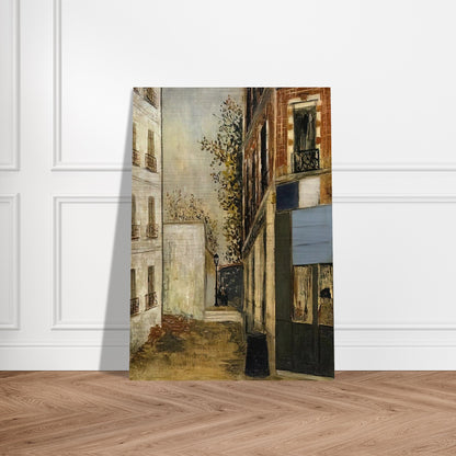CABARE BELLE GABRIELLE - Maurice Utrillo Brushed Aluminum Print - 70x100 cm / 28x40 inches | Maurice Utrillo Aluminum Print | Maurice Utrillo Prints