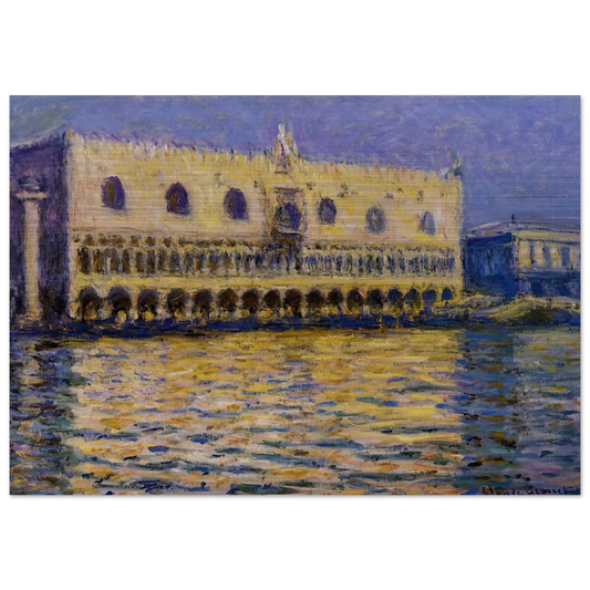 The Palazzo Ducale 2 - claude monet Brushed Aluminum Print - 70x100 cm / 28x40 inches | claude monet Aluminum Print | claude monet Prints