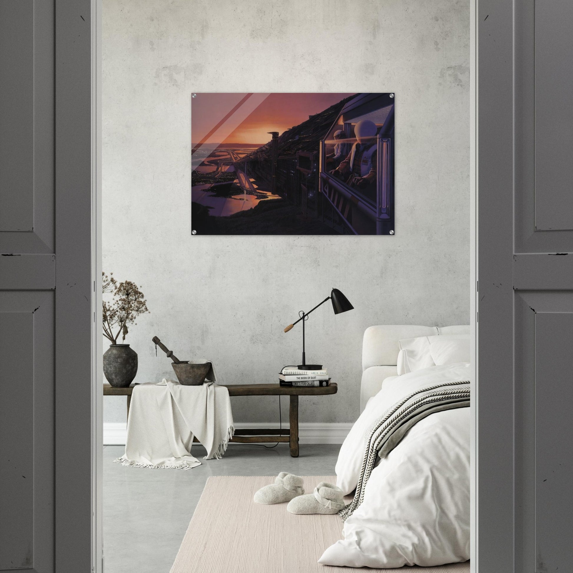 Syd Mead - Syd Mead Acrylic Print - 70x100 cm / 28x40″ inches | Syd Mead Wall Art | Syd Mead Prints