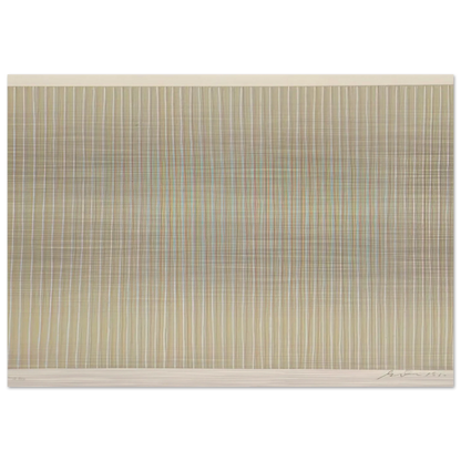Carousel - 1980 - Gene Davis Brushed Aluminum Print - 70x100 cm / 28x40 inches | Gene Davis Aluminum Print | Gene Davis Prints