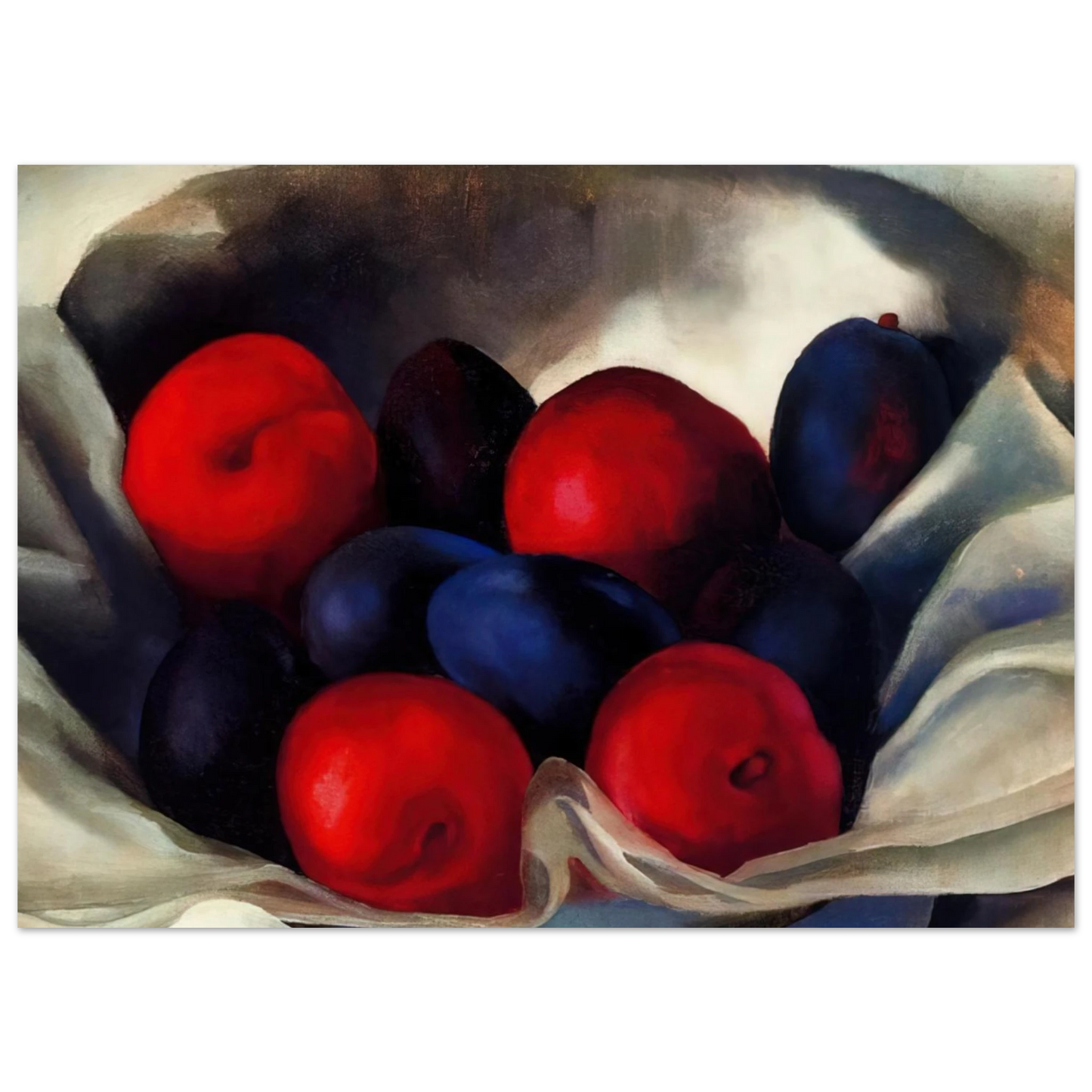 Georgia O'Keeffe - Plums Fine Art Poster