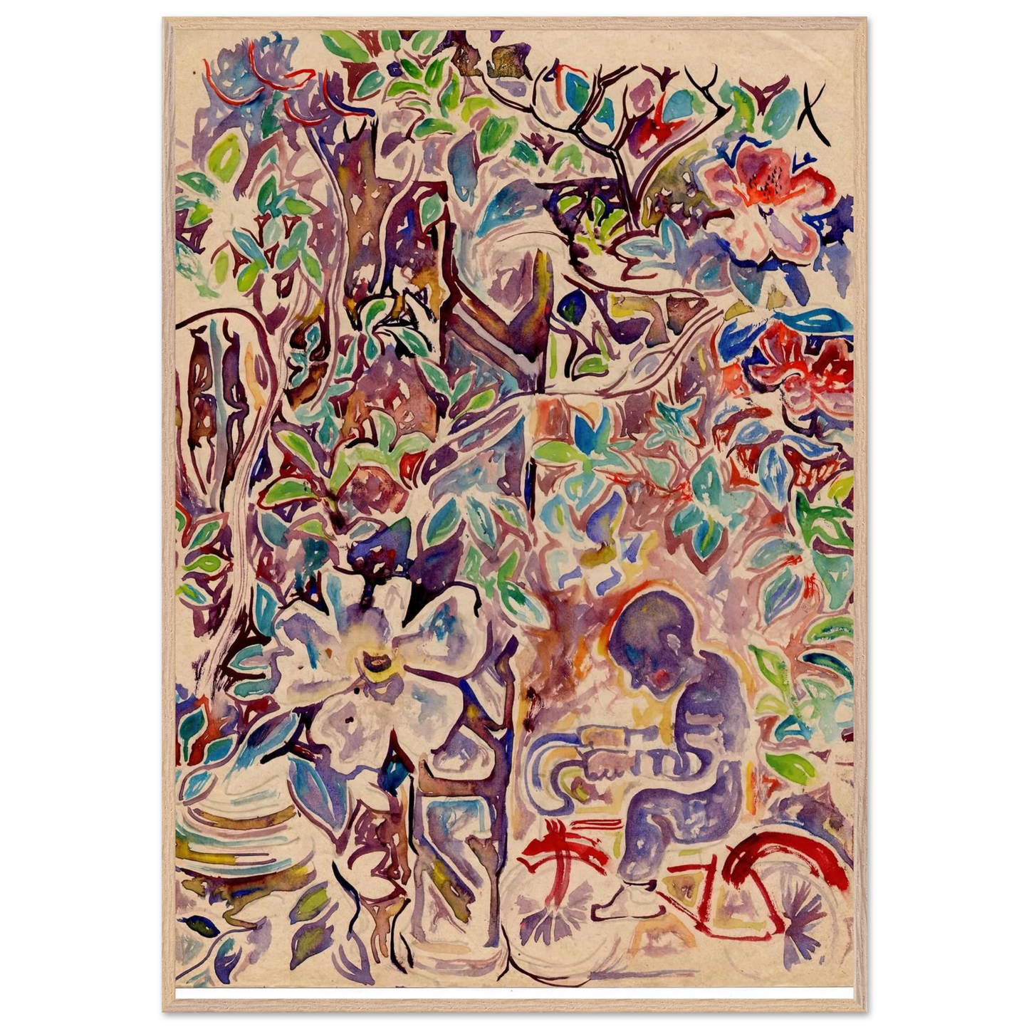 Walter Inglis Anderson - Walter Anderson Wall art - A2 (42 x 59.4  cm) - Fine Art Poster-canvas - -