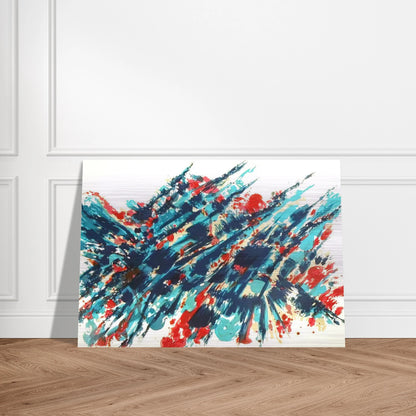 Le Sang et l’eau - 1978 - Alfred Manessier Brushed Aluminum Print - 70x100 cm / 28x40 inches | Alfred Manessier Aluminum Print | Alfred Manessier Prints