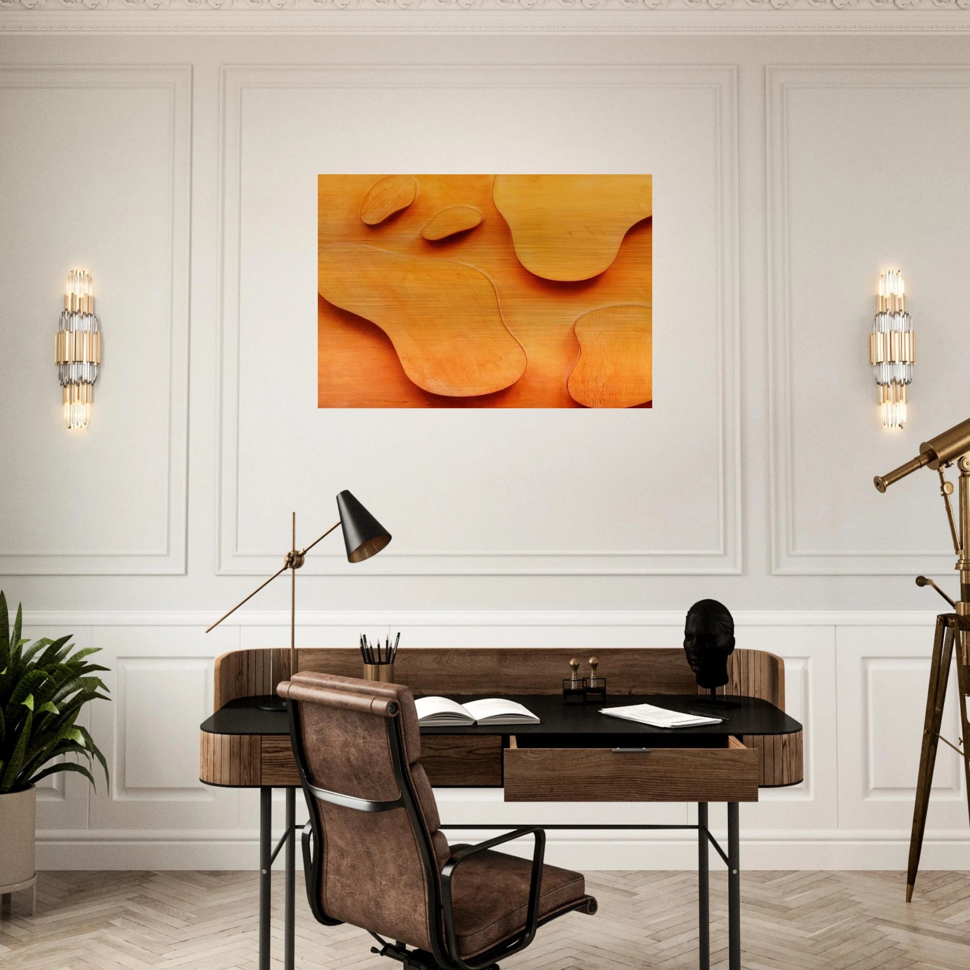 Constellation - Jean Arp Brushed Aluminum Print - 70x100 cm / 28x40 inches | Jean Arp Aluminum Print | Jean Arp Prints