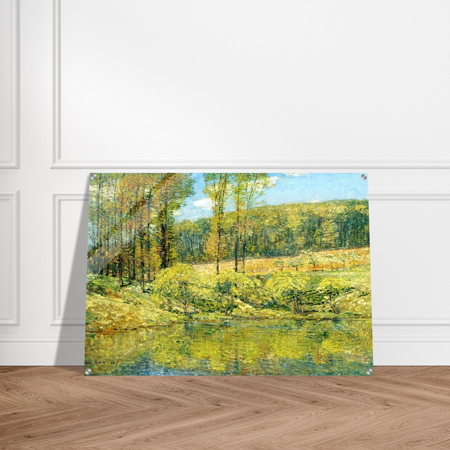Spring, Navesink Highlands - Childe Hassam Acrylic Print - 70x100 cm / 28x40″ inches